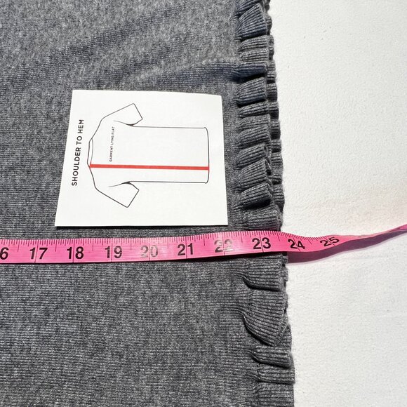 Buffalo David Bitton Mock Neck Sweater with Ruffle Trim size L - Picture 9 of 10